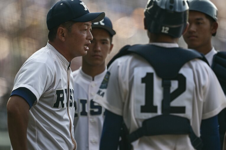 履正社の多田監督　©Nanae Suzuki