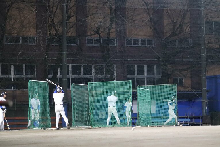 現在の花咲徳栄、練習風景　©Genki Taguchi