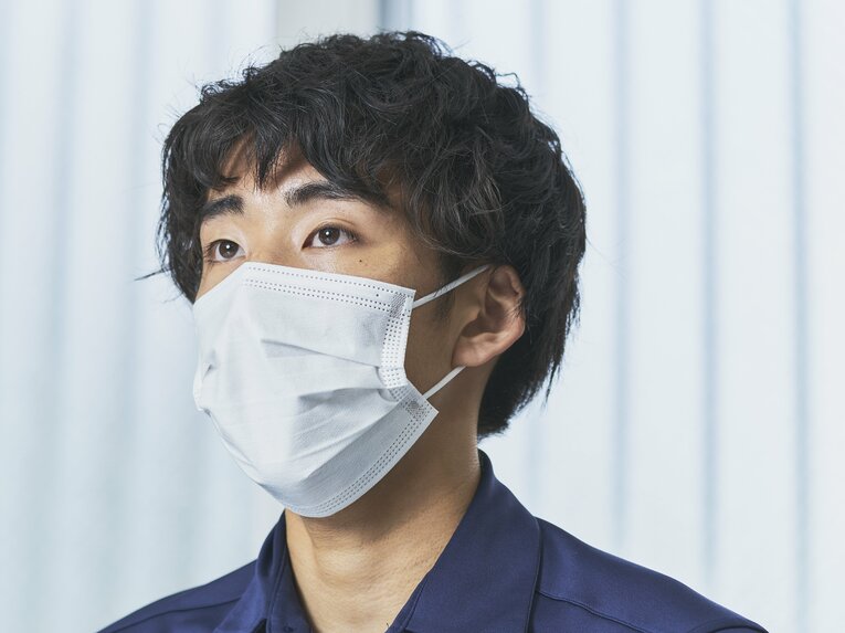 東大ア式蹴球部・強化ユニット長の高橋俊哉さん（3年・私立武蔵高校出身）。元Jリーガーの林陵平氏を招聘したのも高橋さんだった　©Yuki Suenaga