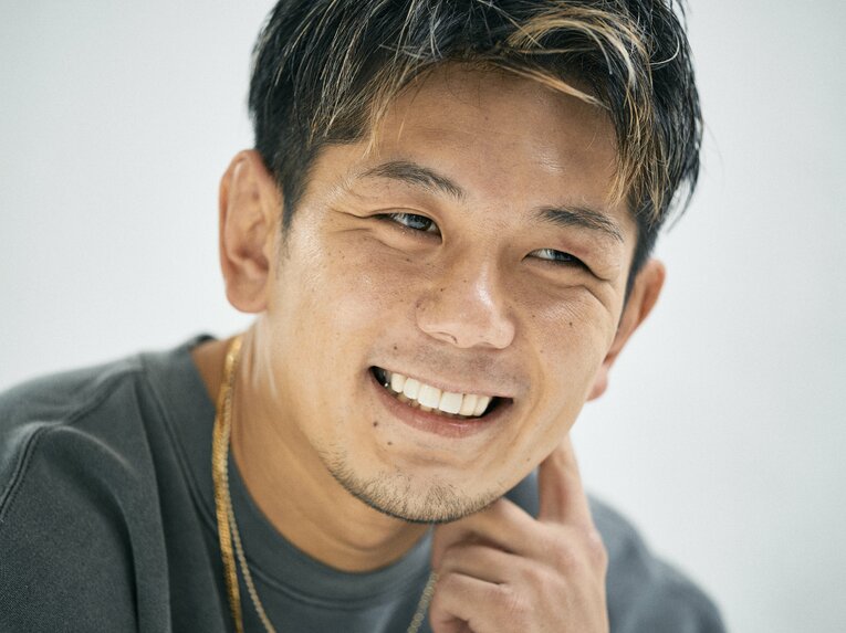 武尊との再戦にも「やりたいですよ」と即答する皇治。笑顔の裏に秘めた闘志をどこにぶつけるか　©︎Yuki Suenaga