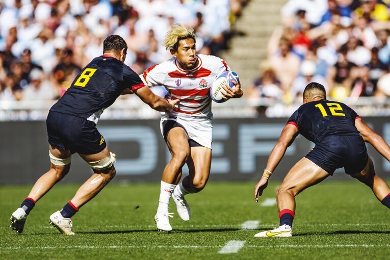 山中亮平（2023年ラグビーW杯アルゼンチン戦）　©︎Kiichi Matsumoto