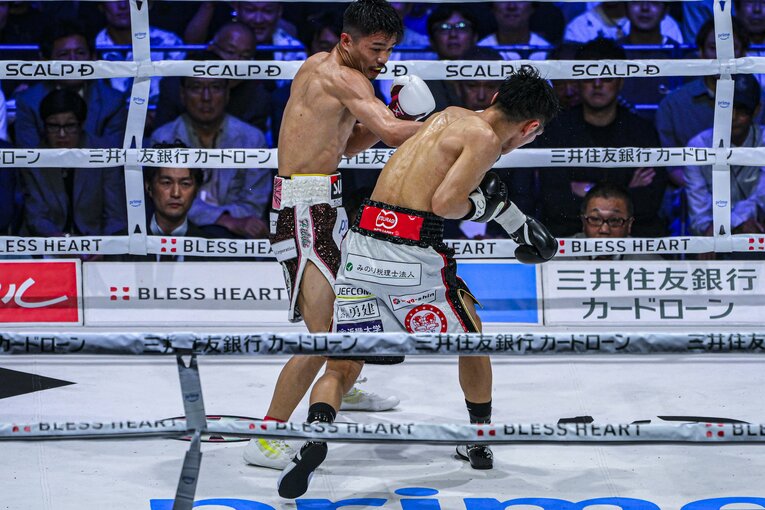 中谷潤人vs.西田凌佑（WBC・IBF世界バンタム級王座統一戦） ©Takuya Sugiyama