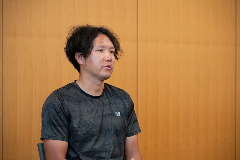 赴任直後を振り返る早川監督　©Tadashi Hosoda