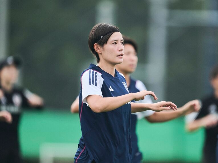 自身初となるワールドカップに臨む猶本光（29歳）　©︎Yuki Suenaga