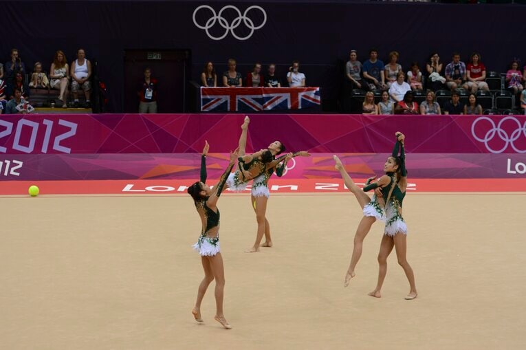 【これが一糸乱れぬフェアリージャパンの演技】サイード横田さんも出場したロンドン五輪団日本代表の演技を見る　©Asami Enomoto/JMPA