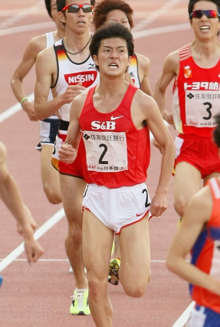 エスビー食品時代の竹澤健介（2010年）©JIJI PRESS