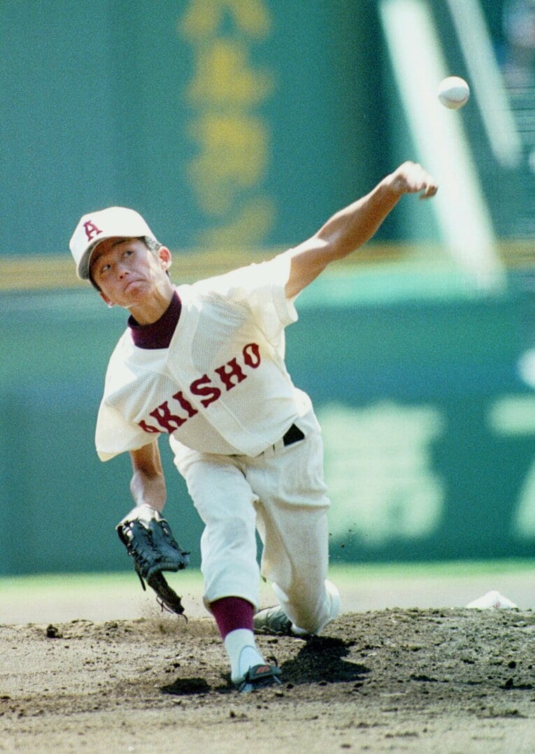 石川雅規／秋田商業 ／ photograph by Sankei Shimbun