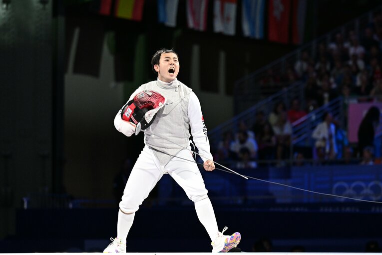 男子フルーレ団体決勝戦　©Naoya Sanuki/JMPA