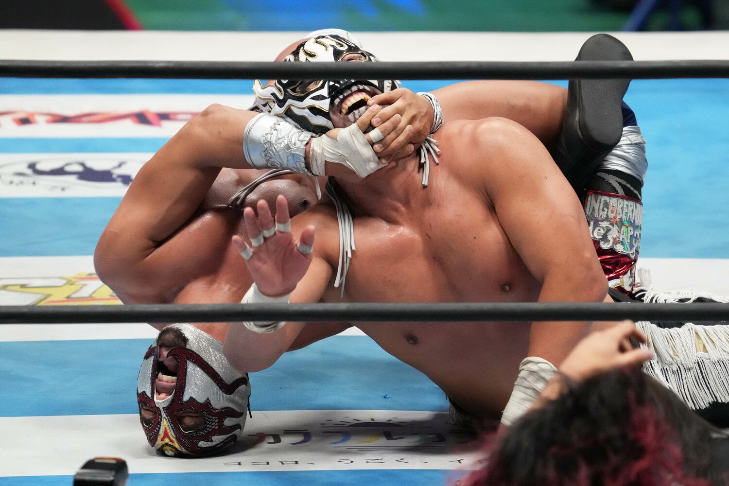 5月26日、国立代々木競技場第二体育館。『BOSJ』準決勝でエル・デスペラードを破ったティタン