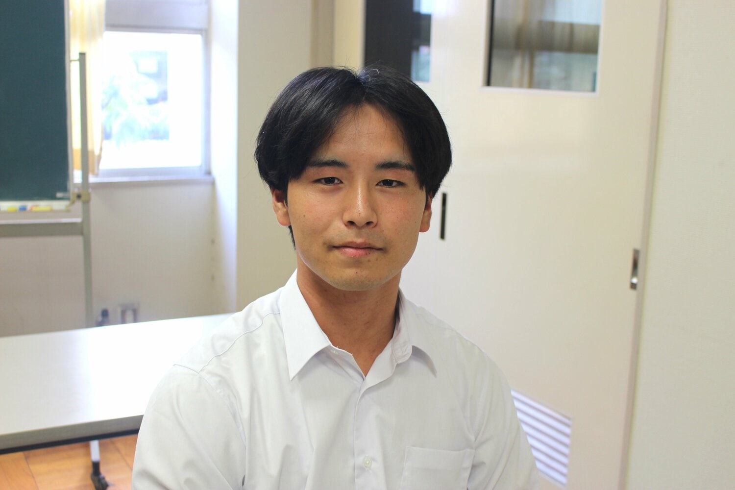 「医者志望のドラフト候補」として注目された、県立千葉高校の加賀谷一 ©Uhyon Cho