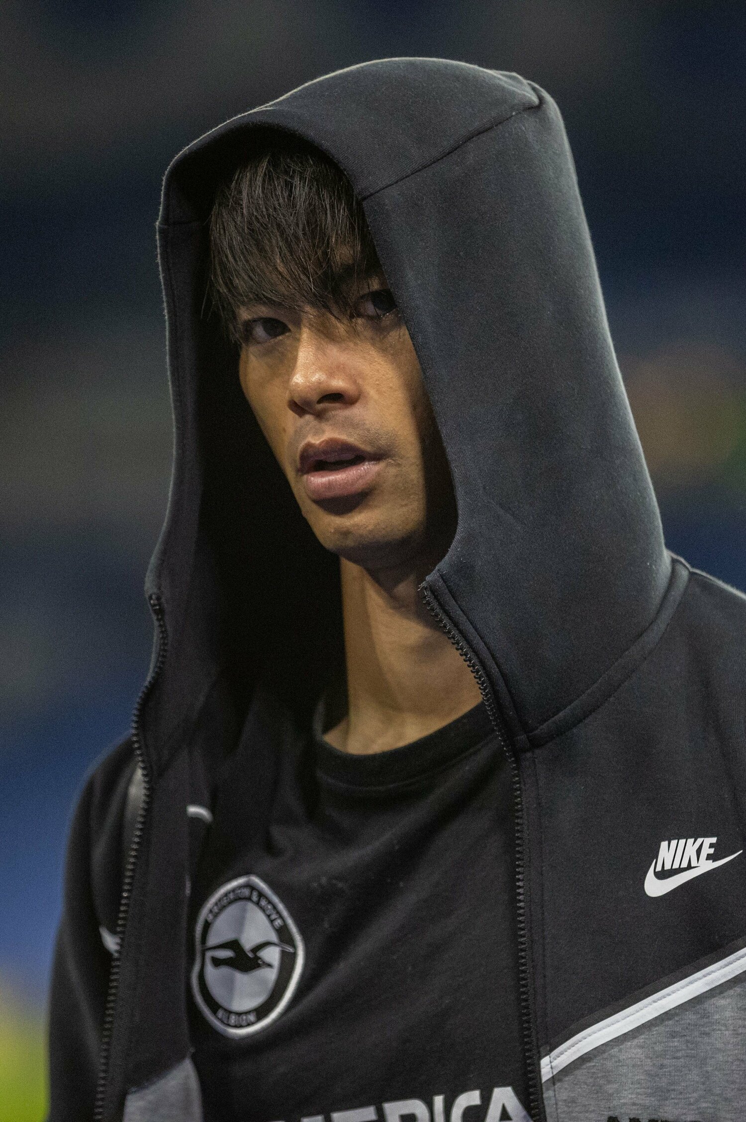 試合直後の三笘薫（写真は9月のニューカッスル戦で）　©AFLO