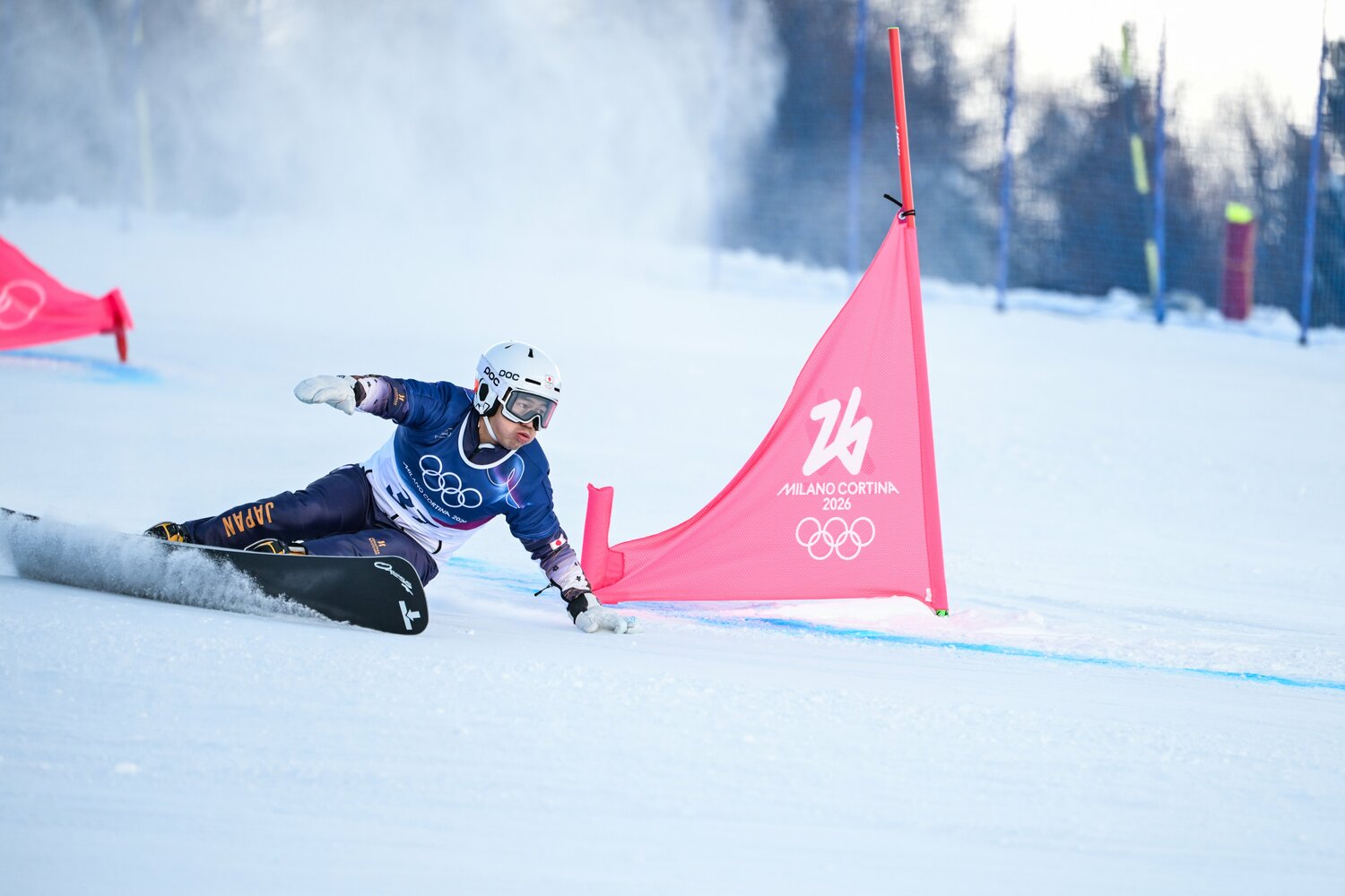 斯波は思わぬ事態で失格に。本人も困惑し、競技終了後も原因を調べている状況のようだ　©Nanae Suzuki/JMPA