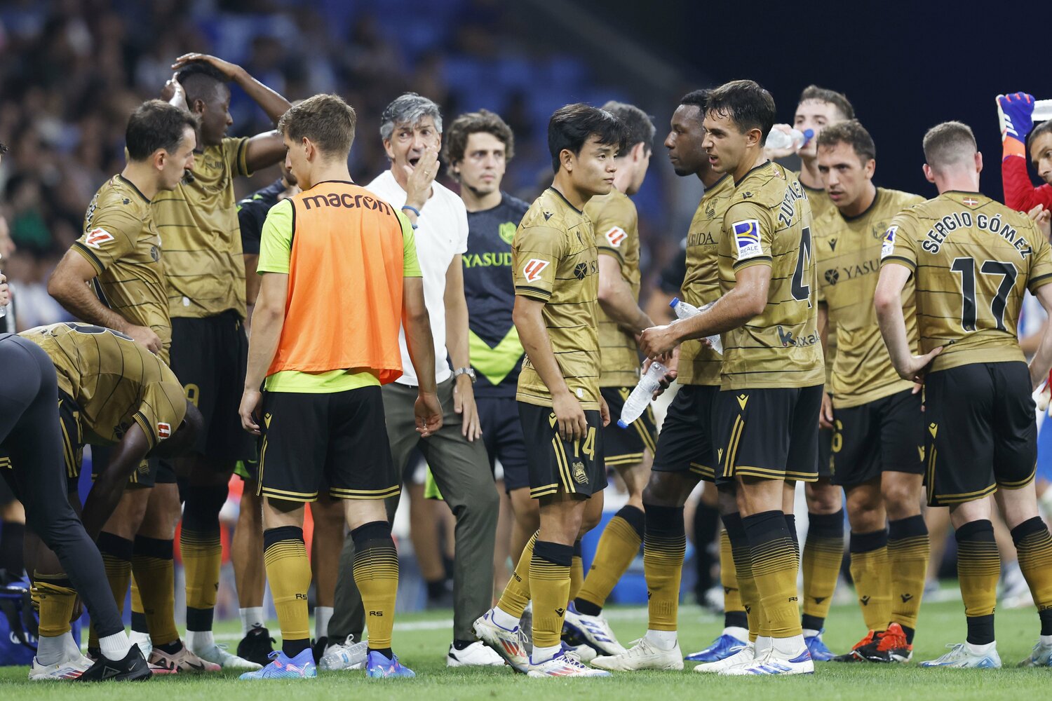 久保の変化に、スビメンディが声をかけるが……