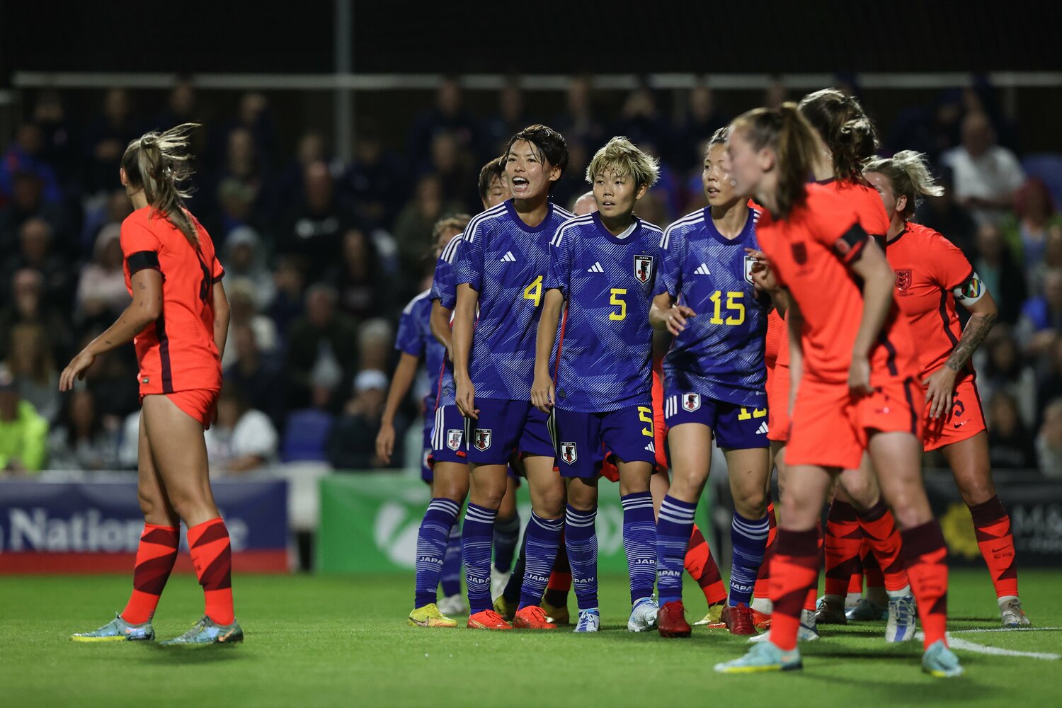 2022年11月のイングランド戦　©︎JFA/AFLO
