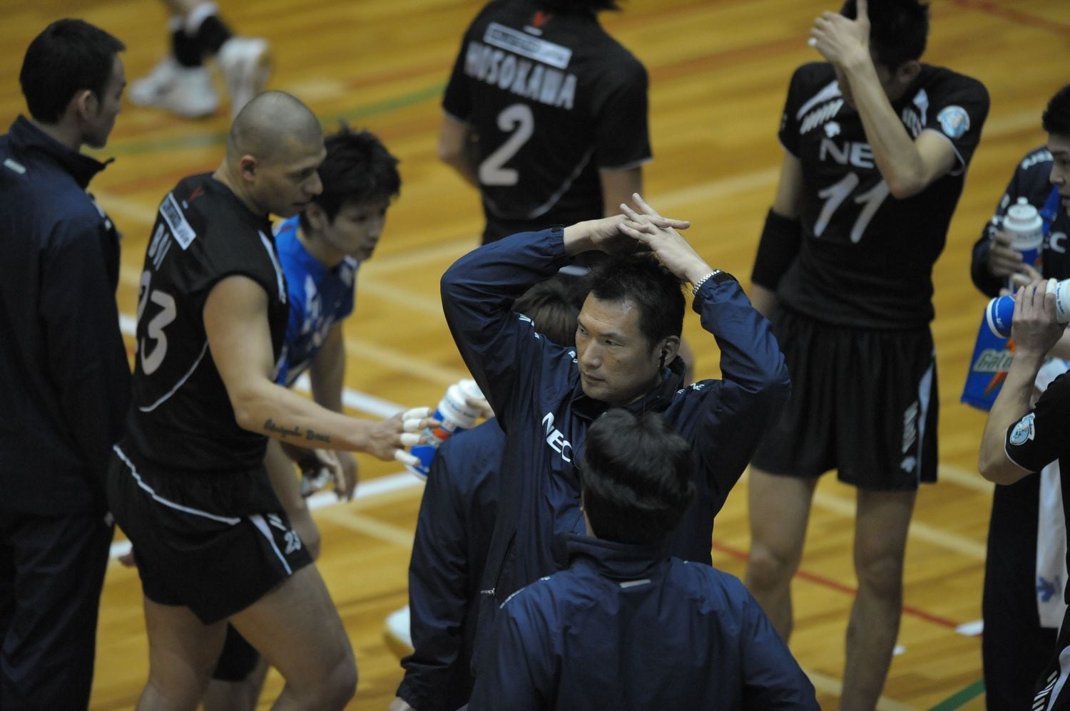 のちにNECブルーロケッツの監督を務めた楊成太　©︎Masakazu Watanabe/AFLO SPORT