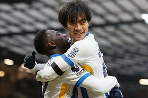 マンU番記者が興奮「ミトマのビッグクラブ移籍は時間の問題だ」ブライトン三笘薫がマンUサポーターを黙らせた日「最後に三笘は現地記者を笑わせた」