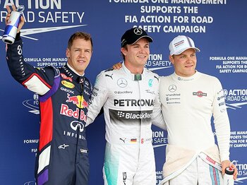 後半戦は二強の頭脳戦と新鋭のボッタスに要注目。~佳境のF1、タイトル争いを占う~<Number Web> photograph by Getty Images