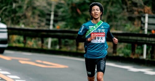 青山学院 野村昭夢 サイン 青学大ユニのラストランは笑顔でVサイン 箱根駅伝MVPの野村