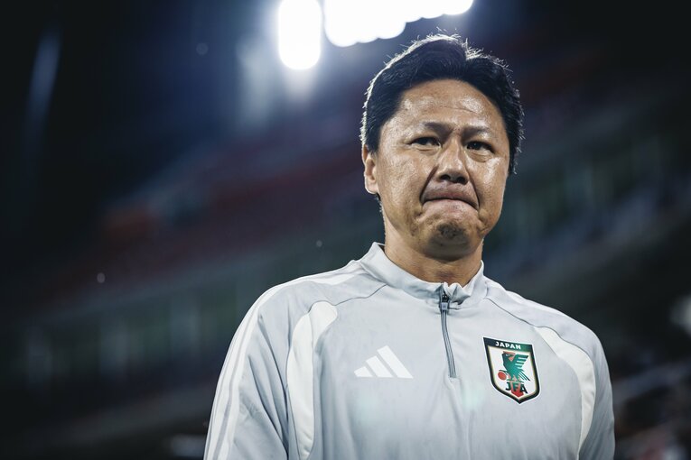 アジア大会でU-21日本代表を率いる大岩剛監督。アジアカップ後の日本代表監督に内定している　©Kiichi Matsumoto/JMPA