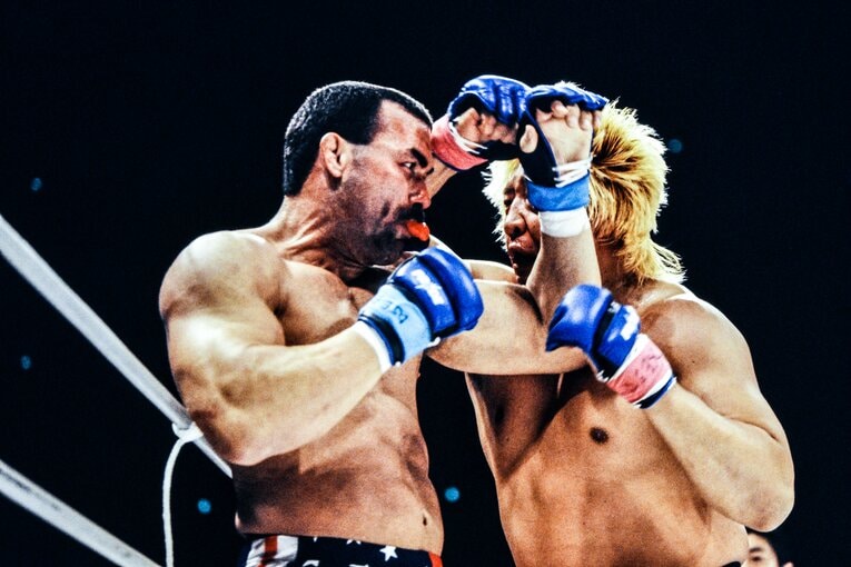 【アンケート4位】ドン・フライvs.高山善廣（2002年）©Susumu Nagao