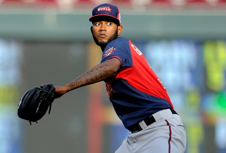 2017年、マイナー暮らしだった26歳のゲレーロ 　 ©︎Getty Images