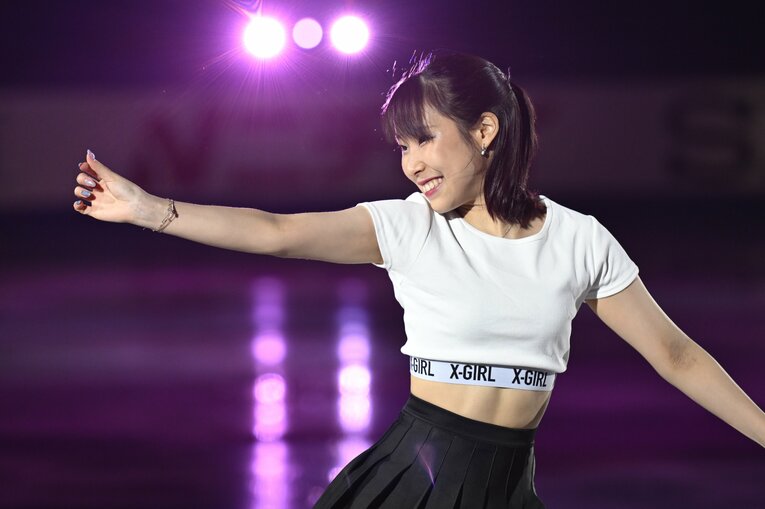 三原舞依のエキシビションでの演技　©Asami Enomoto