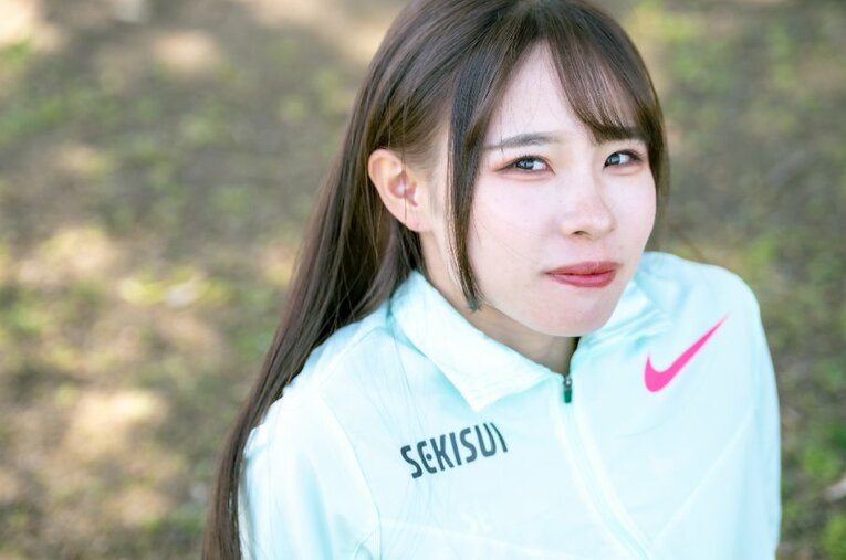 パリ五輪出場を目指す山本有真（積水化学） ／ photograph by Takuya Sugiyama