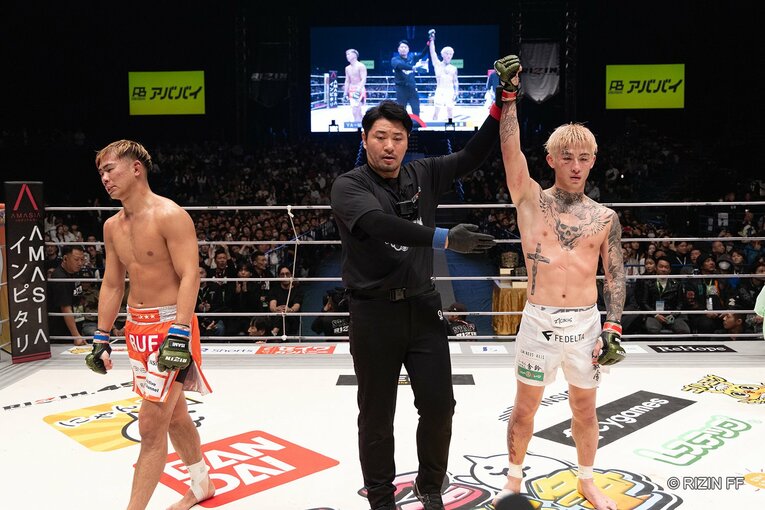 『RIZIN45.』平本蓮vs.YA-MAN　©RIZIN FF