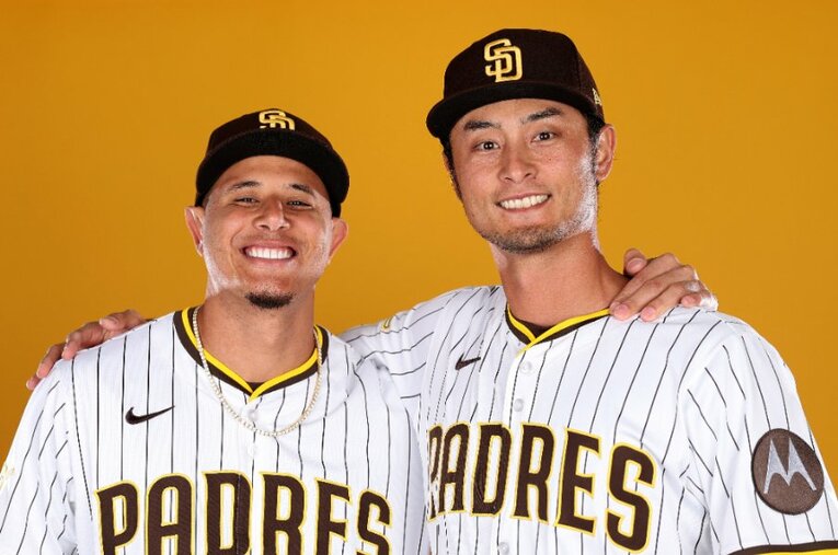 ダルビッシュとマチャド、2人の関係は特別だ ／ photograph by Getty Images