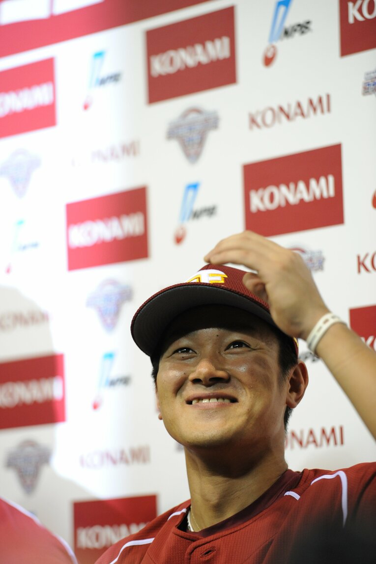 2013年日本シリーズの銀次　©Naoya Sanuki
