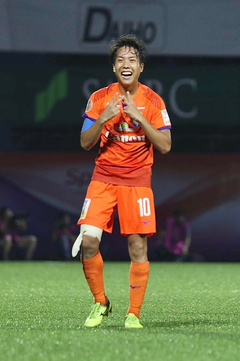 アルビレックス新潟シンガポール時代の仲村京雅　©︎Ayumu Nagami