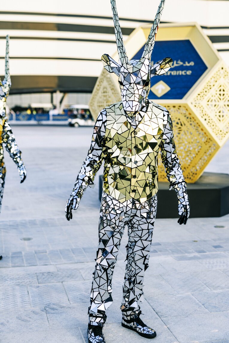 スタジアム周辺の様子　©Kiichi Matsumoto/JMPA