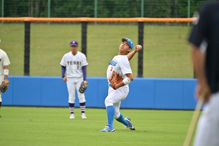 昨年６月の侍ジャパン大学代表合宿で　青学大の西川史礁　©︎Hideki Sugiyama