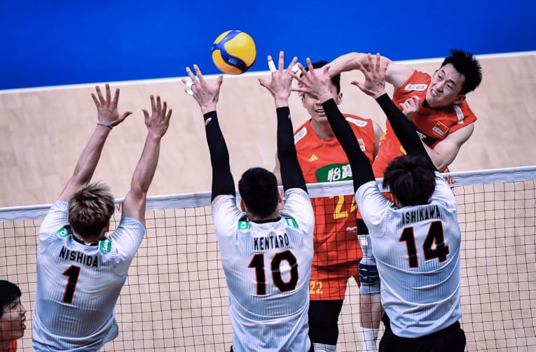 NVL中国戦　©︎FIVB