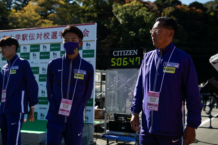 今回も最終区間を走った花尾　©Nanae Suzuki