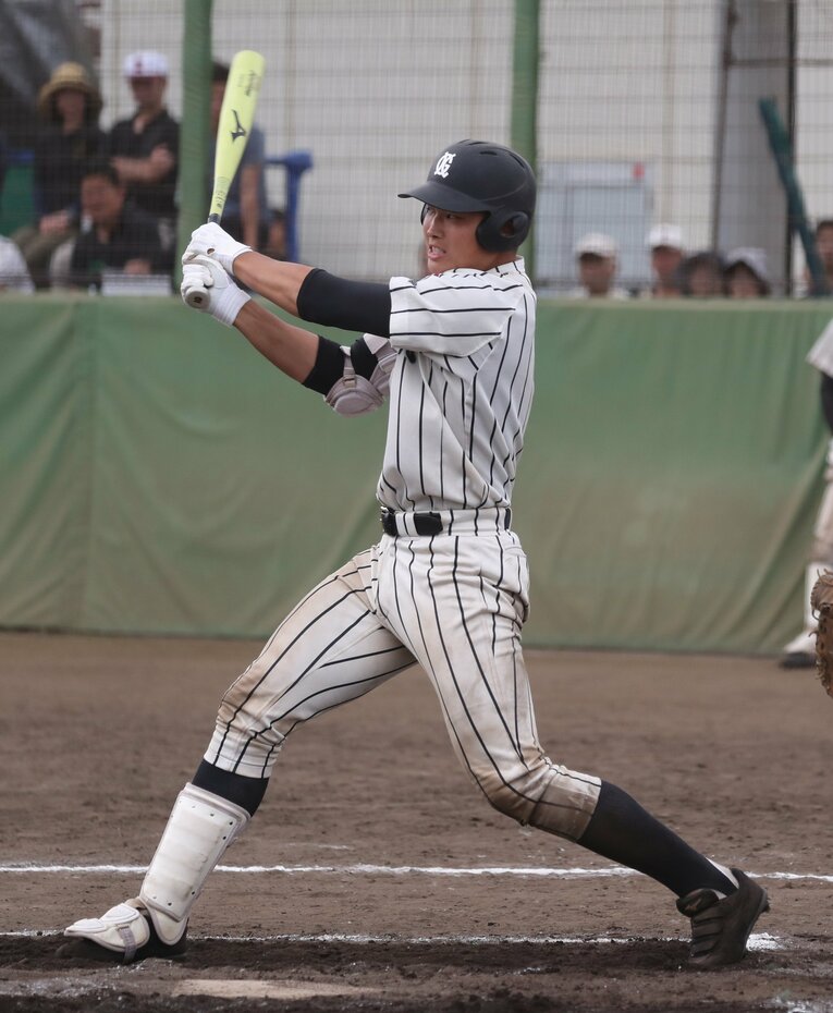 現在より15kgも軽かった九州学院時代の村上。今と比べると…スリム！　©JIJI PRESS