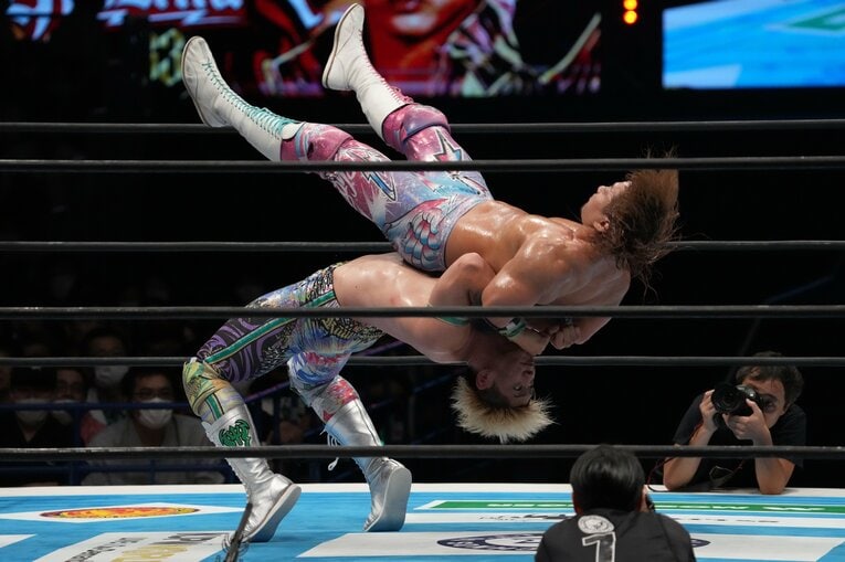 清宮海斗のタイガースープレックス