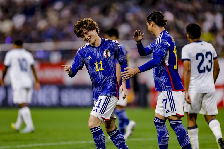 セルティックで得点王とMVPに輝いた古橋亨梧もゴールを決めた　©Kiichi Matsumoto