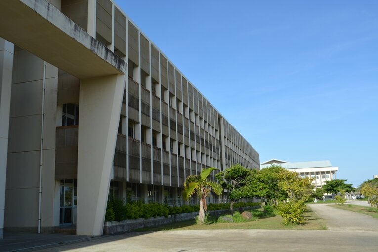 現在の沖縄県立沖縄水産高等学校　©Takarin Matsunaga