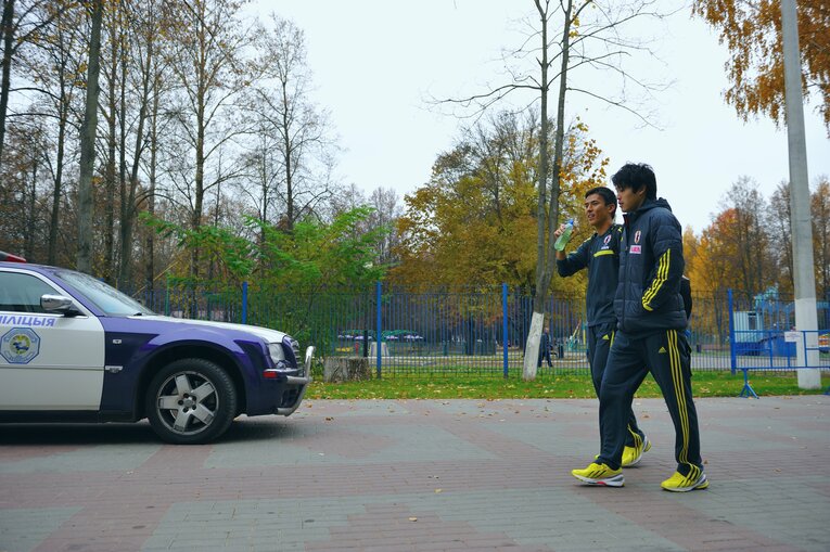 2013年の欧州遠征　©Takuya Sugiyama