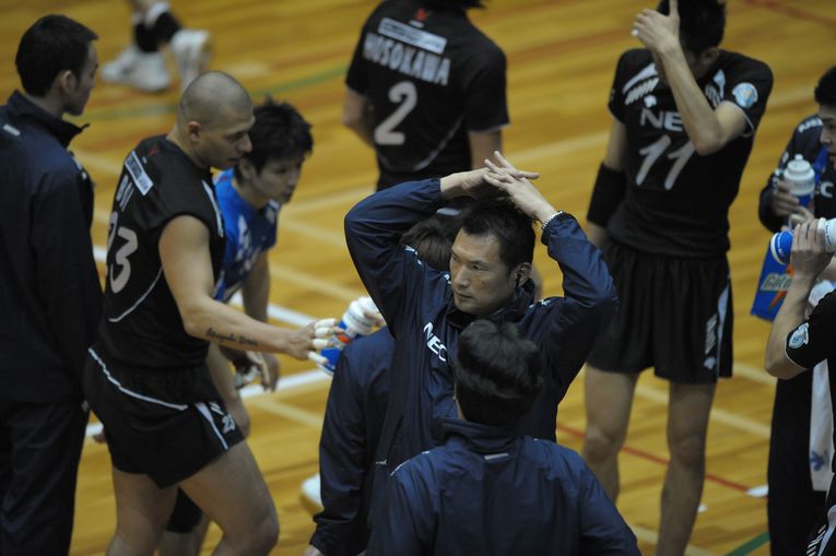 のちにNECブルーロケッツの監督を務めた楊成太　©︎Masakazu Watanabe/AFLO SPORT