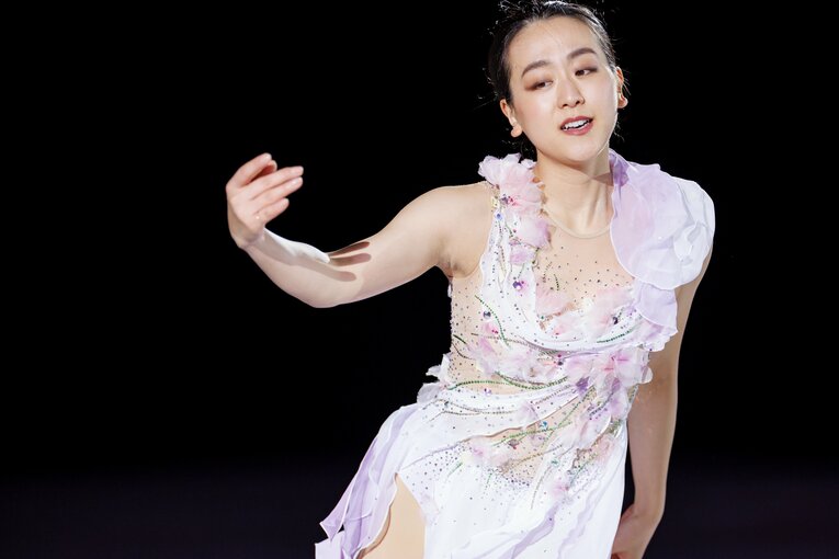 「MAO RINK」オープニングイベントに登場した浅田真央　©Kiichi Matsumoto