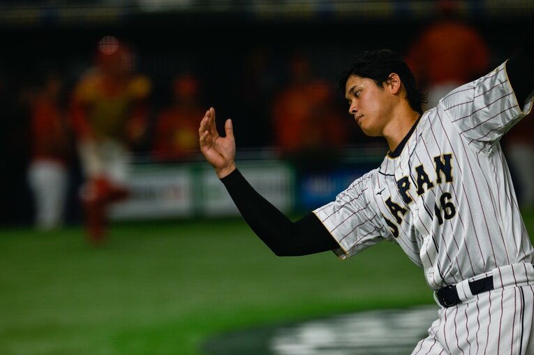 WBCでの大谷　©Nanae Suzuki