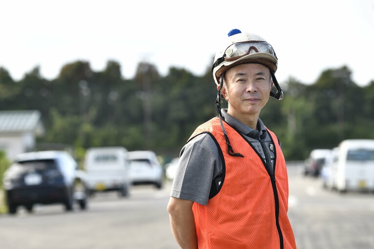 現在は調教師の中舘英二　©Takashi Shimizu