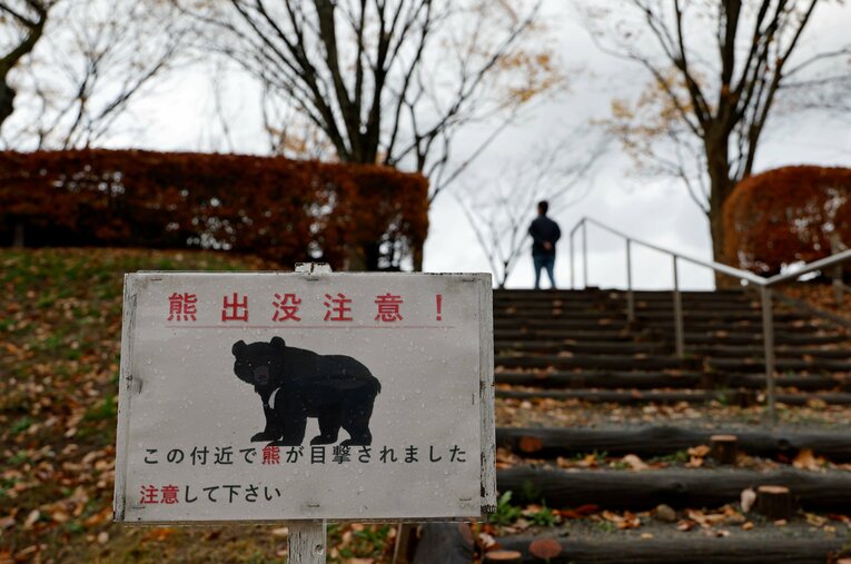 日本の様々な地域で起こっているクマ問題　©JIJI PRESS