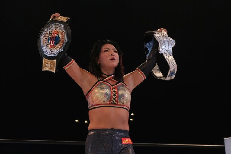 水着グラビアも披露のアイドル路線から急転換…素顔は“オラオラ”、スターダムのベルトも獲得した岩田美香の渇望「総合格闘技かキックにも」(38)