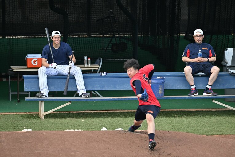 WBCでの練習にて　©Naoya Sanuki