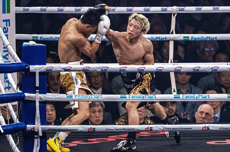 5月2日に東京ドームで行なわれた世紀の一戦、井上尚弥vs.中谷潤人。この試合のポイントを元世界王者の飯田覚士が徹底解説した ／ photograph by Takuya Sugiyama
