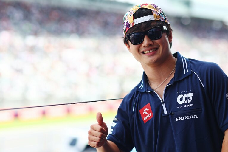 日本GPの角田裕毅　©Getty Images / Red Bull Content Pool