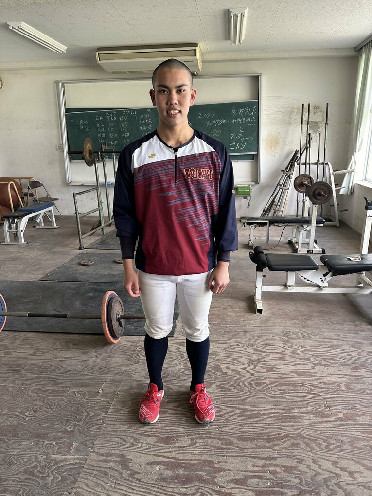 耐久高の絶対エース・冷水孝輔　©Yuji Yanagawa